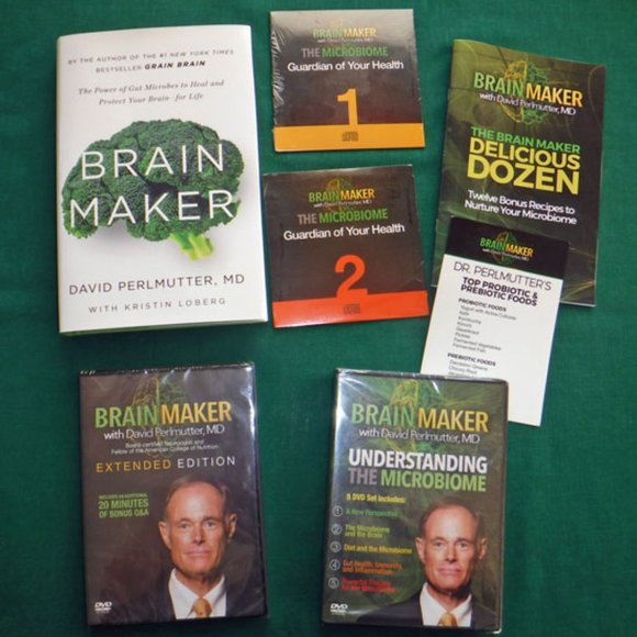 Brain Maker by David Perlmutter, MD - Pledge Drive Bundle - NEW - Picture 1 of 6